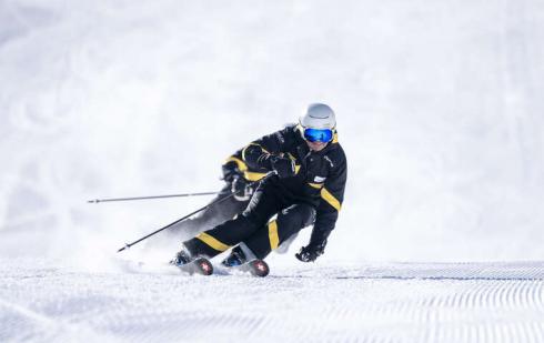Samnaun Skifahren Alptrider Sattel Skischule Schneesportschule
